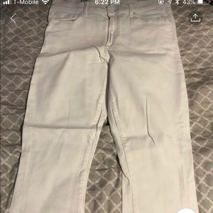 GAP white skinny jeans